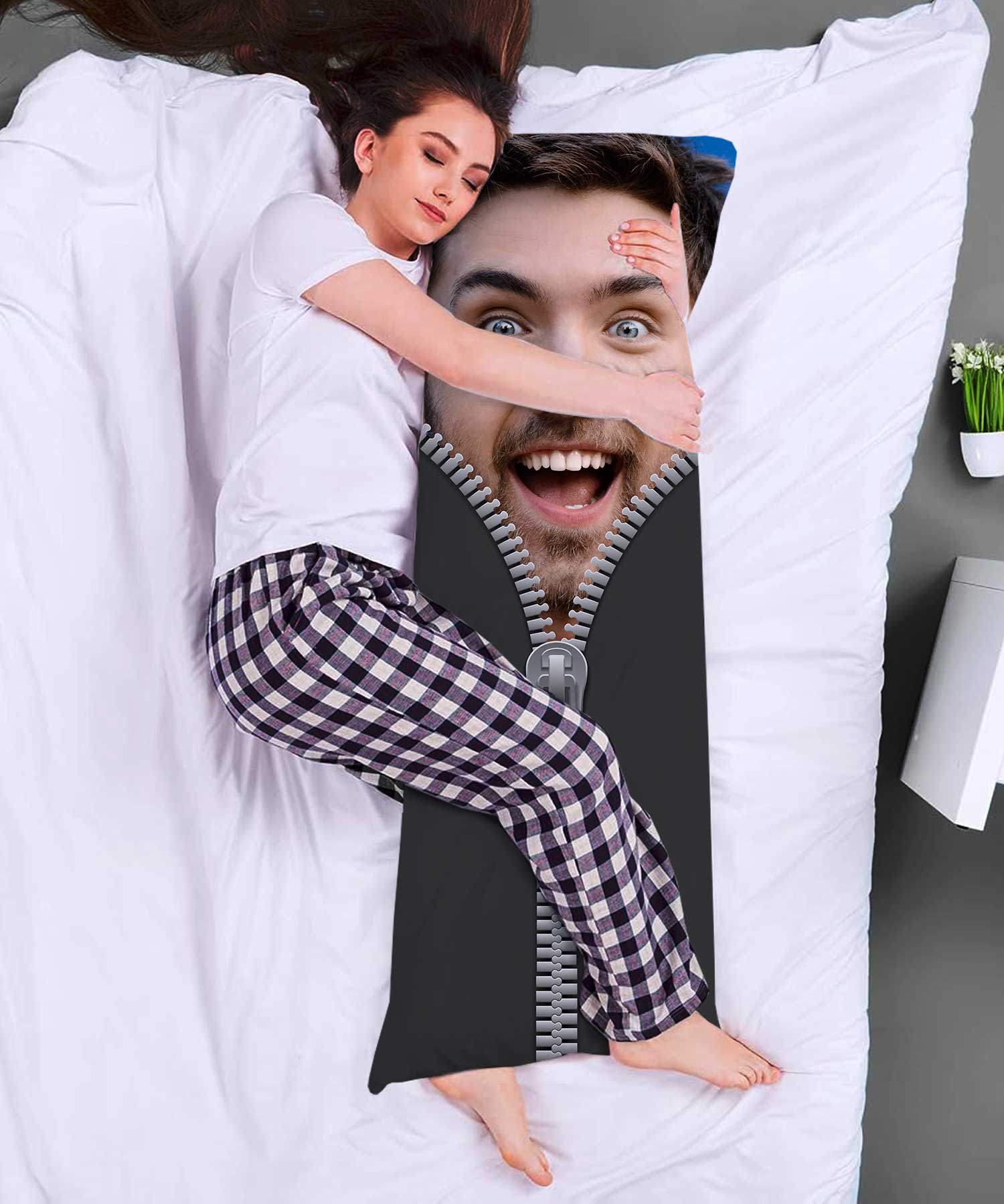 Pillow with a face