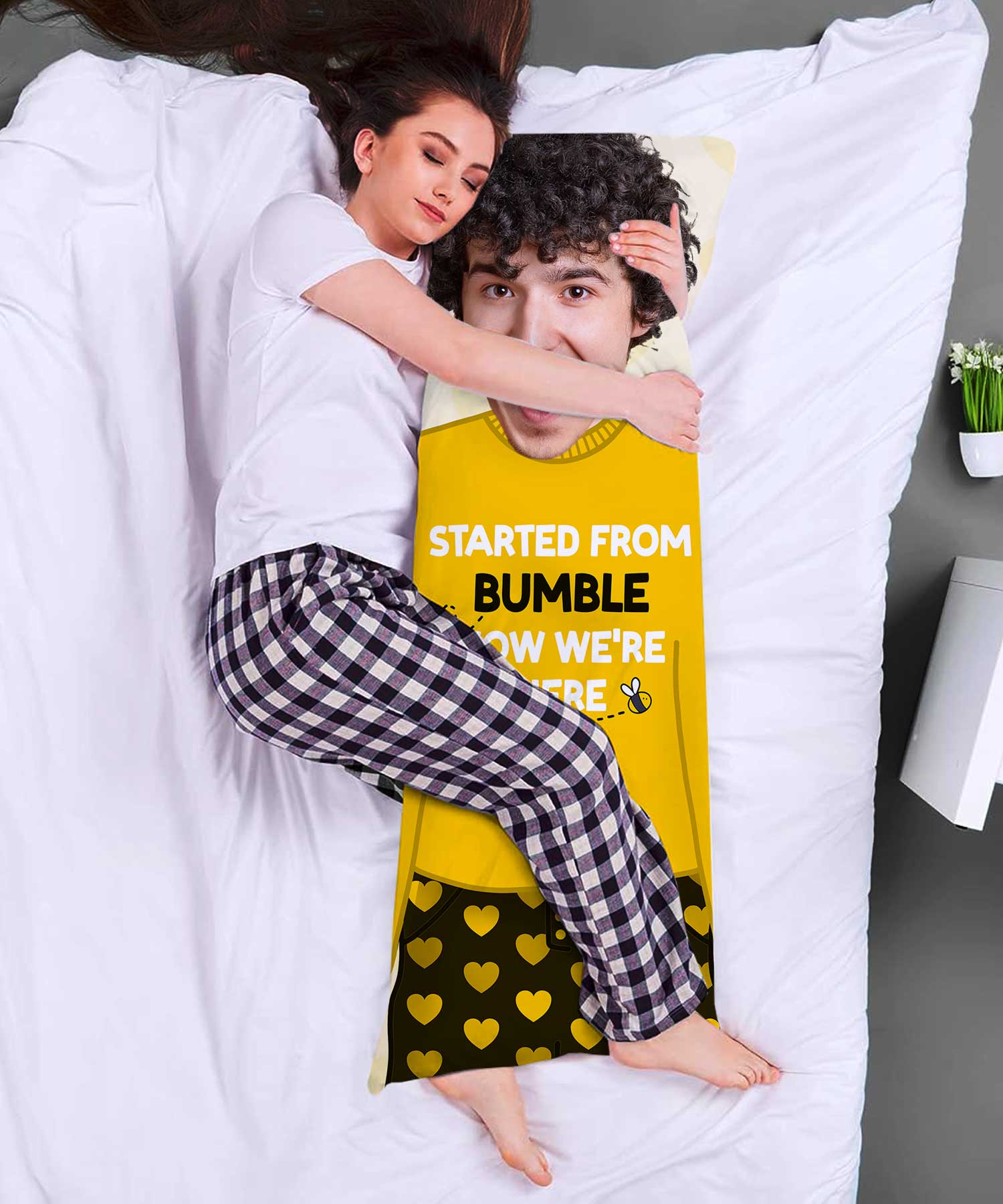 Customised pillow with photo