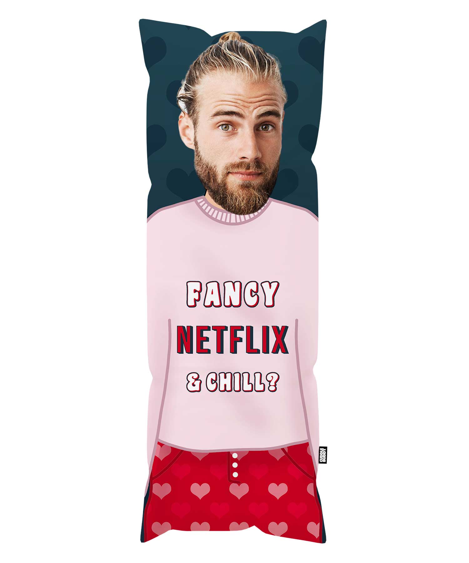 Body pillow with picture