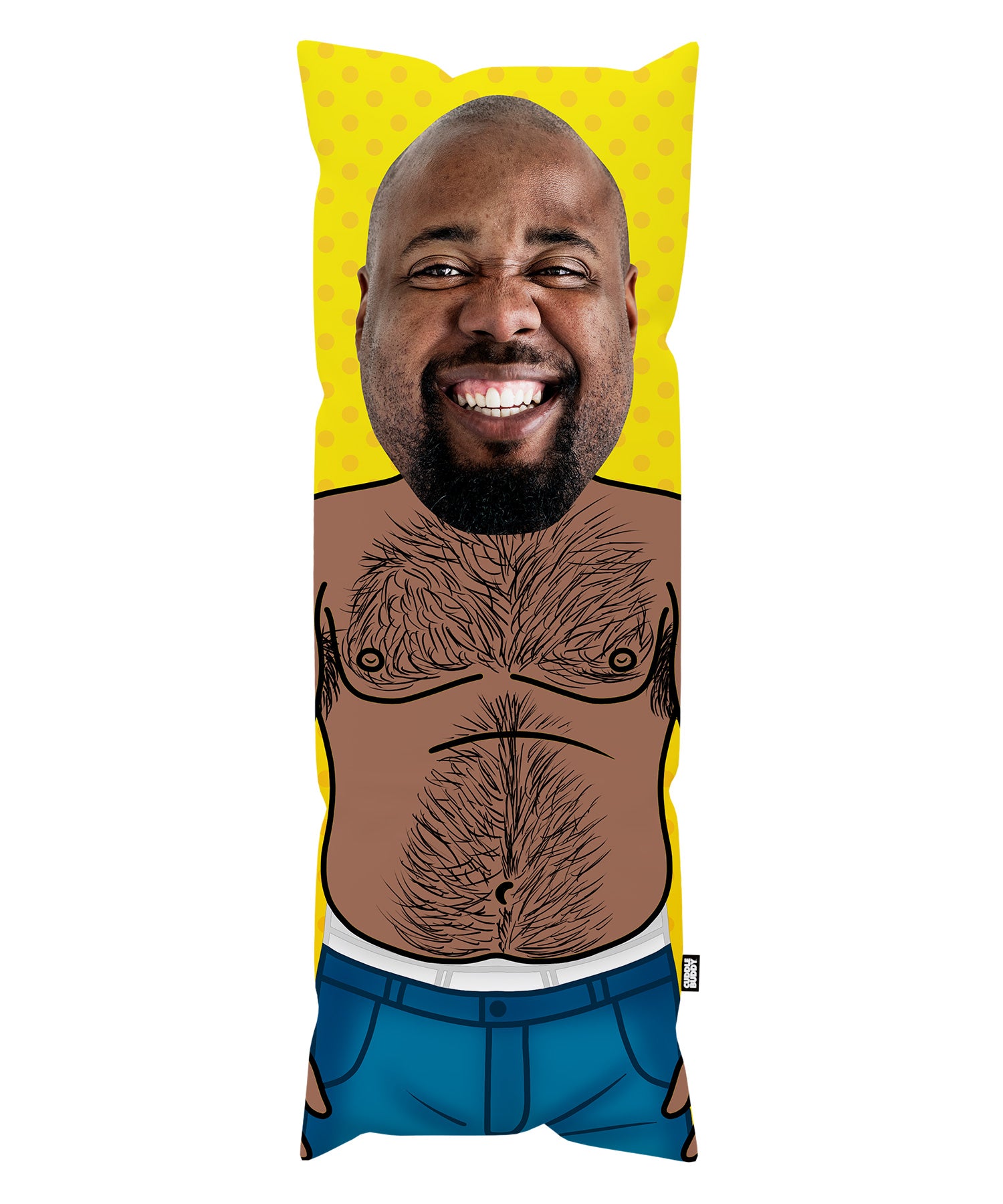 Hairy Man Cuddle Buddy Body Pillow Custom Pillow