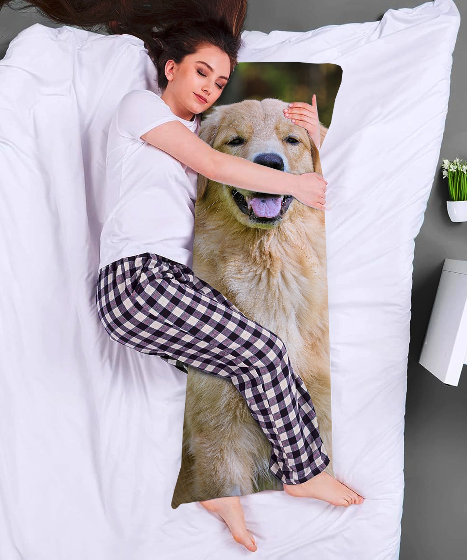 Dog Photo Cuddle Buddy Body Pillow