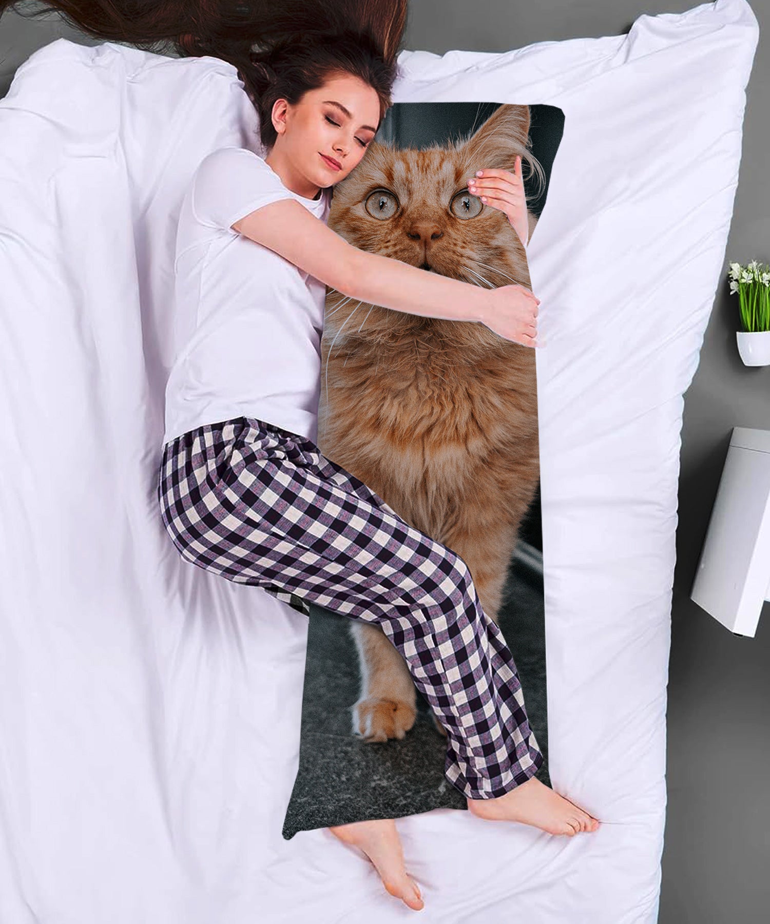 Cat Photo Cuddle Buddy Body Pillow