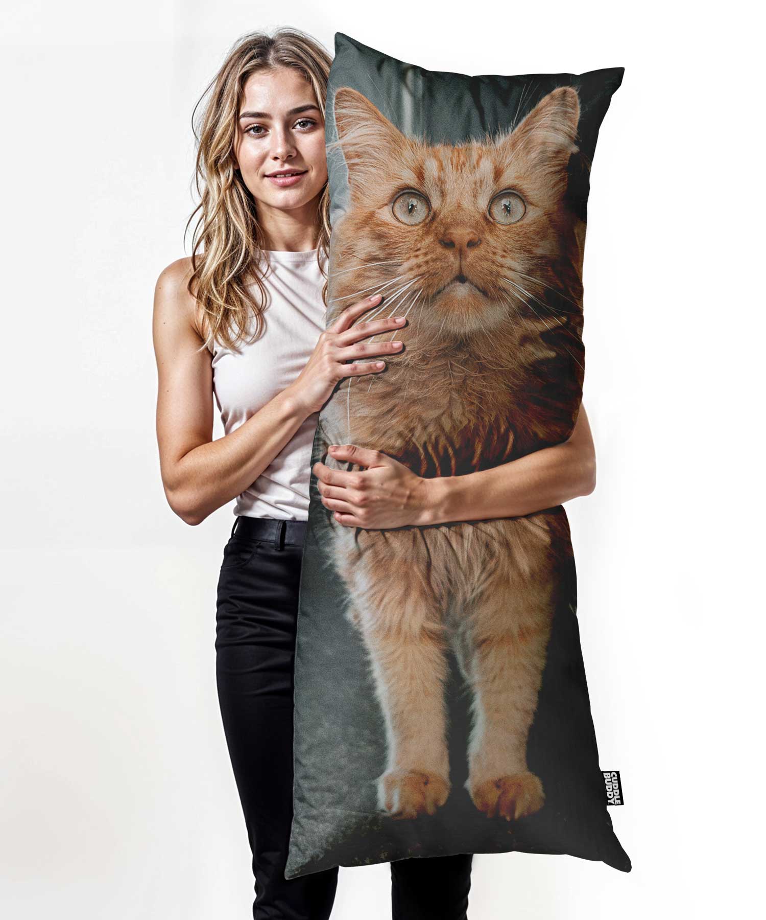 Cat Photo Cuddle Buddy Body Pillow