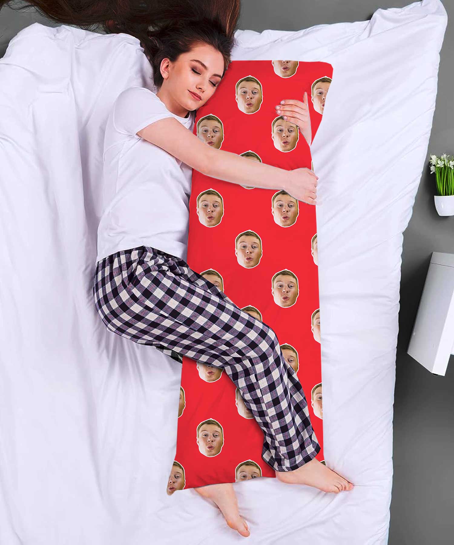 Face Pillow - Face Pattern XL Body Pillow