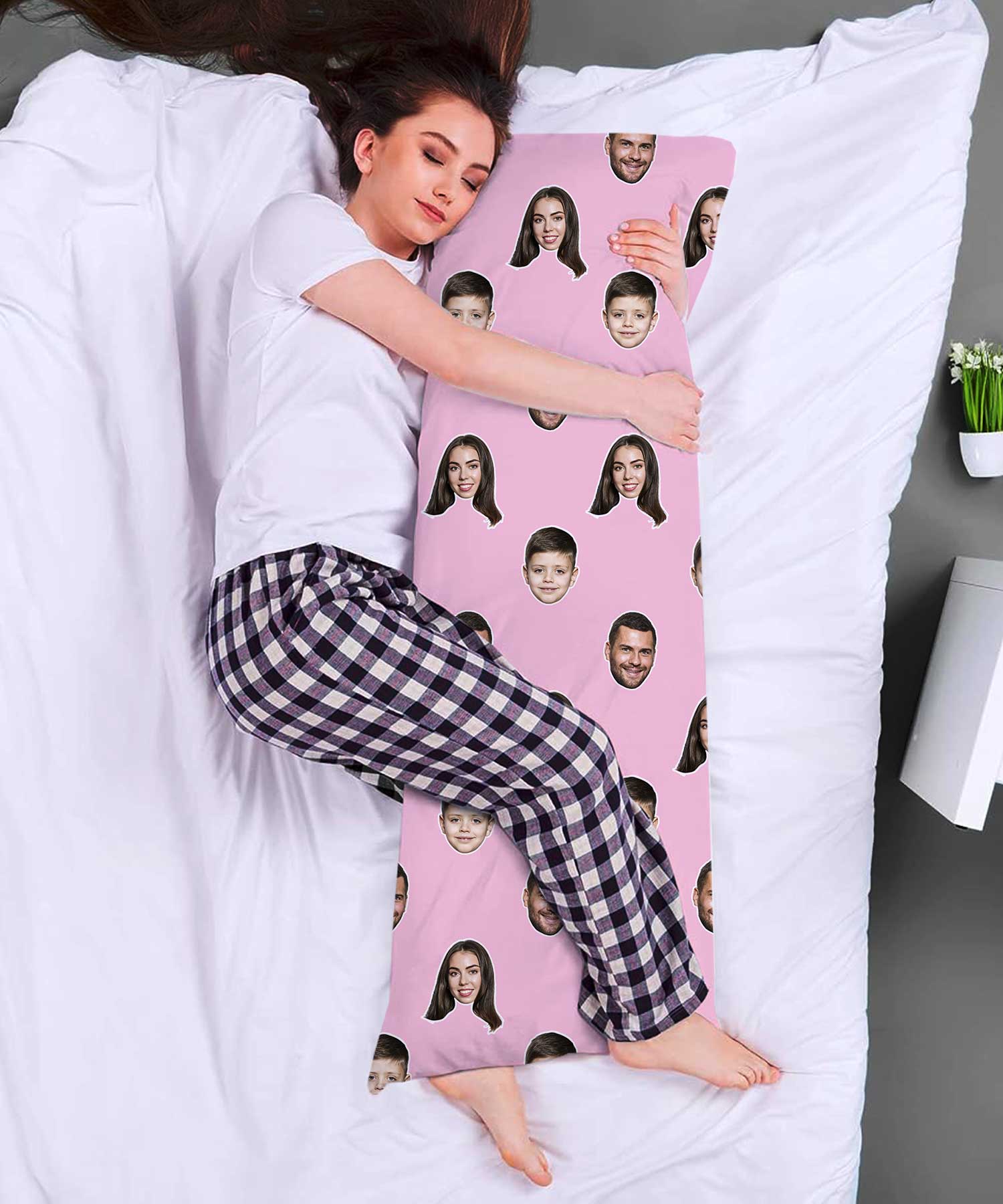 Family Face Cuddle Buddy Body Pillow