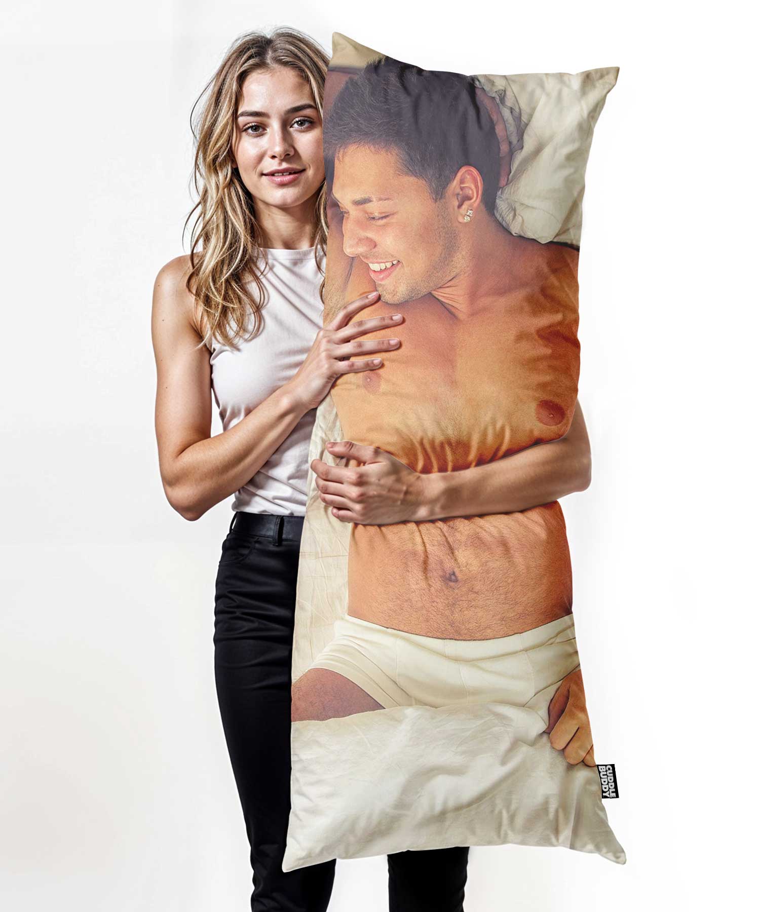 Full Photo Lying Down Body Pillow