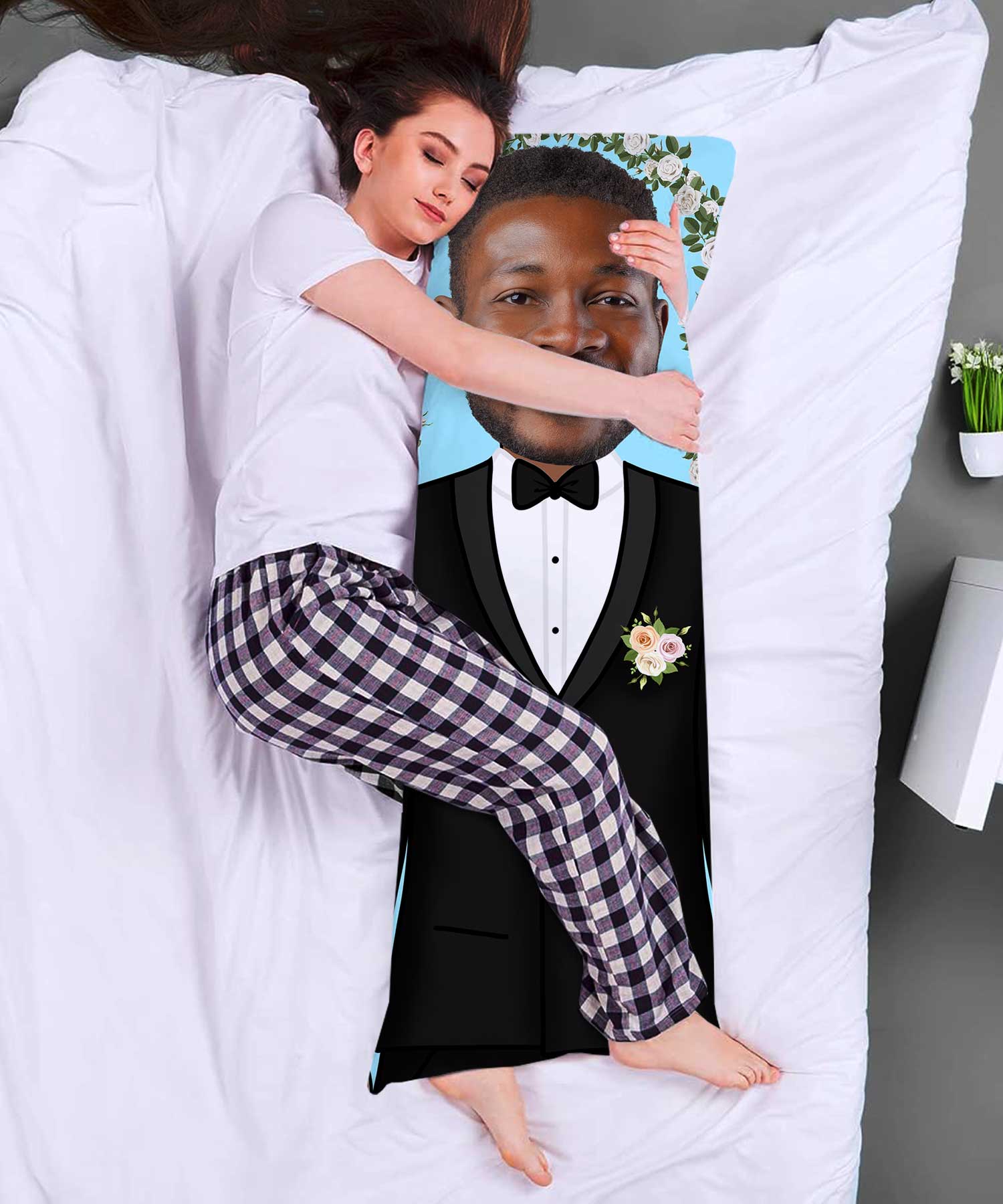 Groom Cuddle Buddy Body Pillow