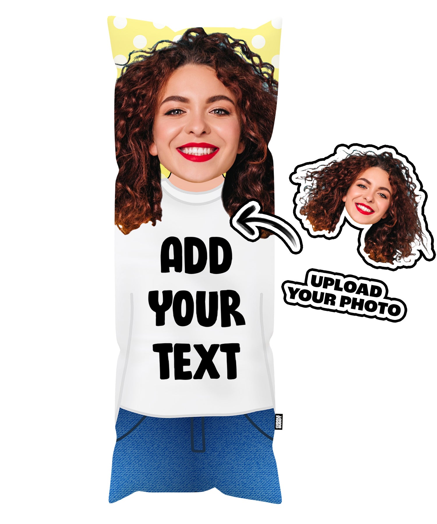 Your Text Cuddle Buddy - Custom Body Pillow