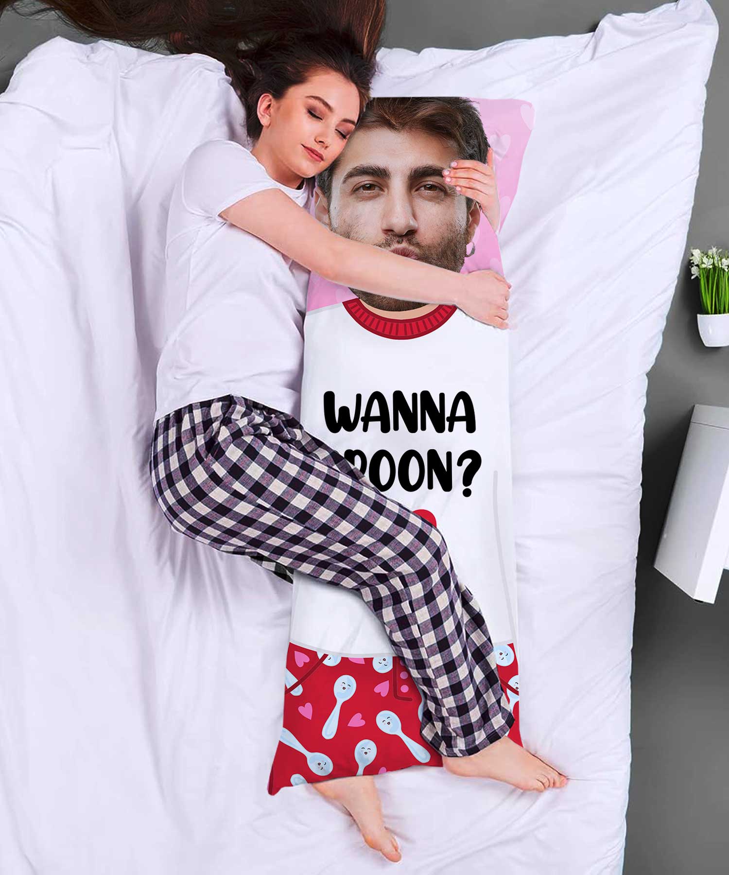 Wanna Spoon Cuddle Buddy Body Pillow