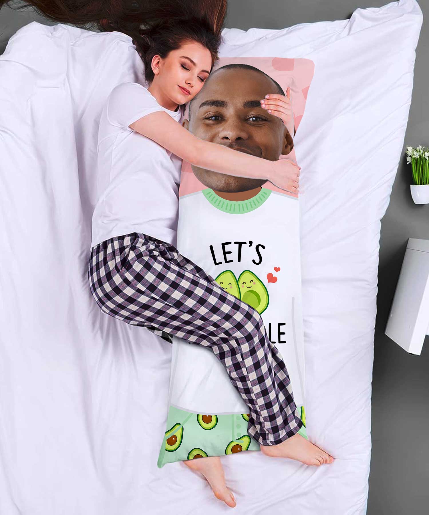 Lets Avocuddle Custom Body Pillow