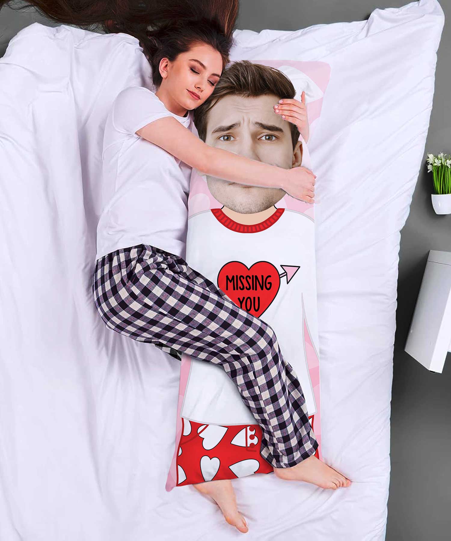 Missing You Cuddle Buddy Body Pillow