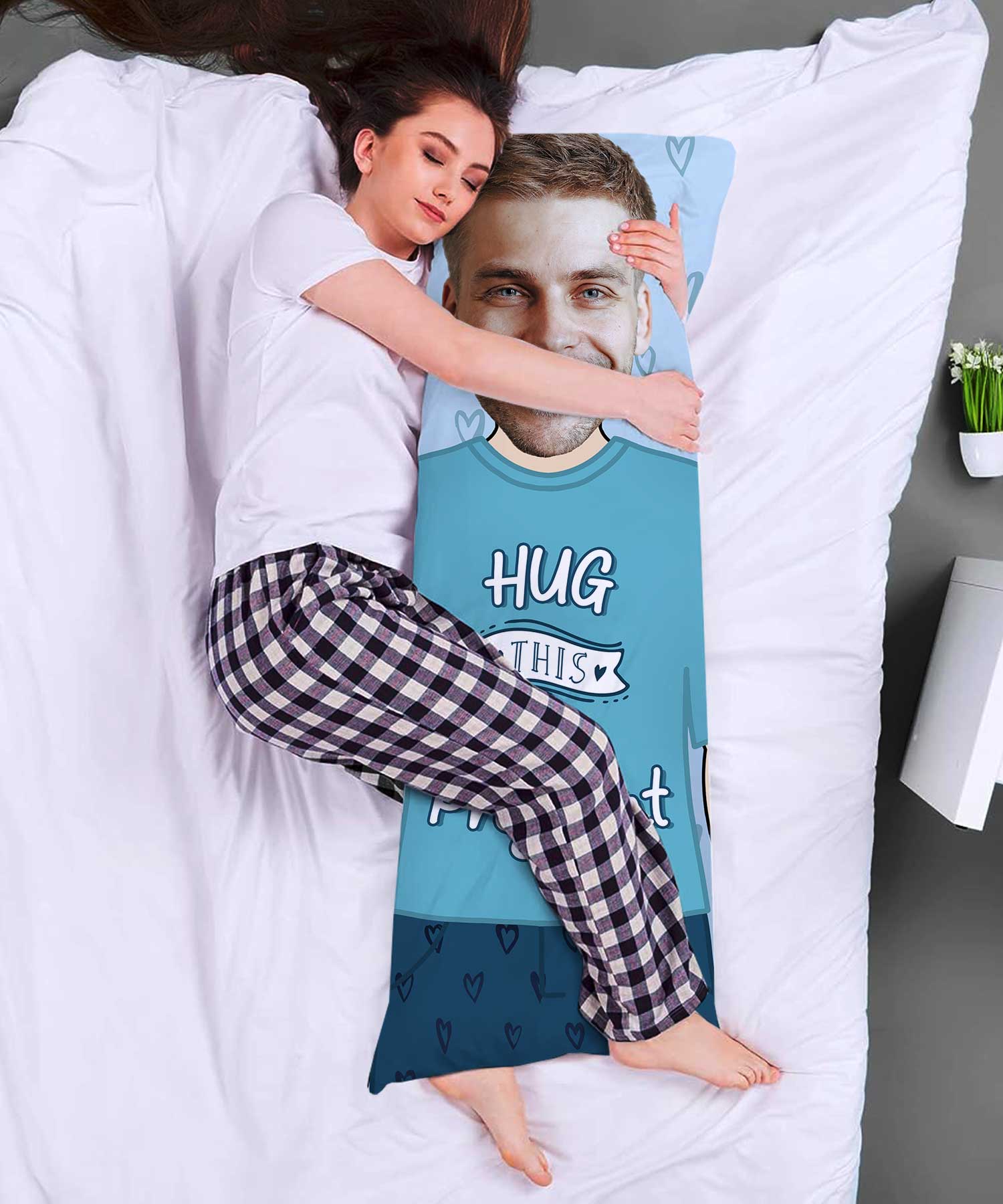 Cuddle buddy body pillow 
