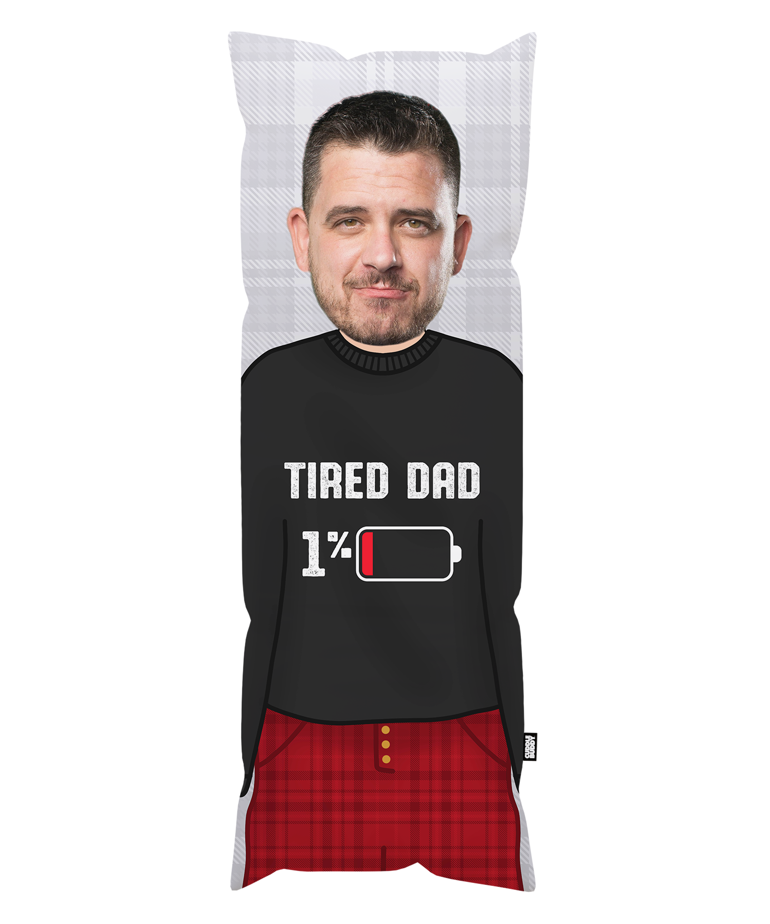 Tired Dad Cuddle Buddy Body Pillow