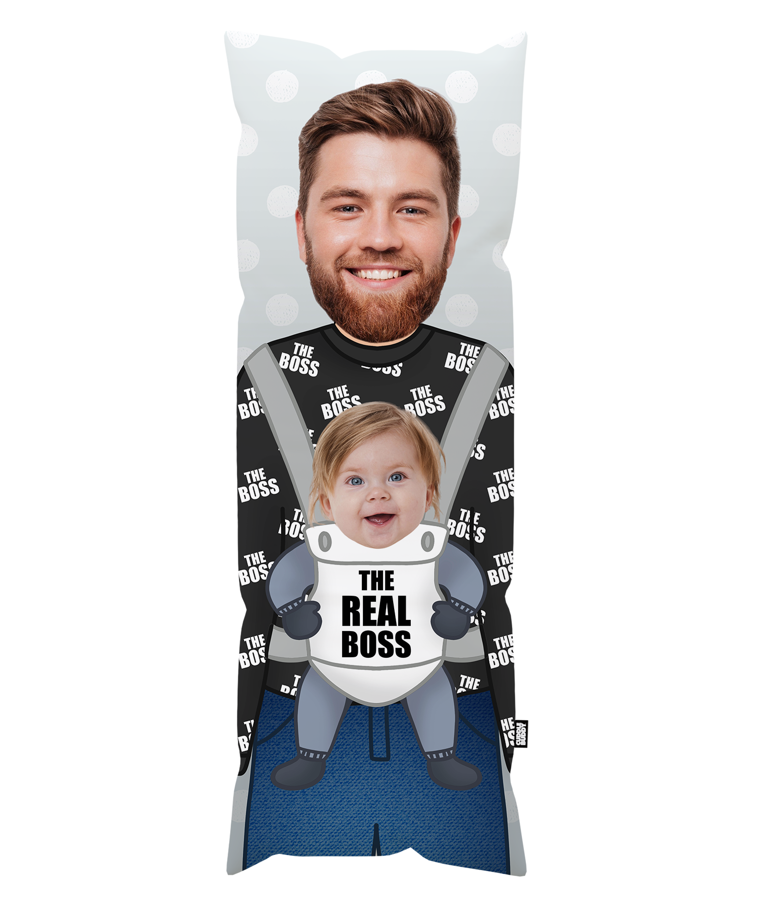 The Boss, The Real Boss Baby Carrier Cuddle Buddy Pillow