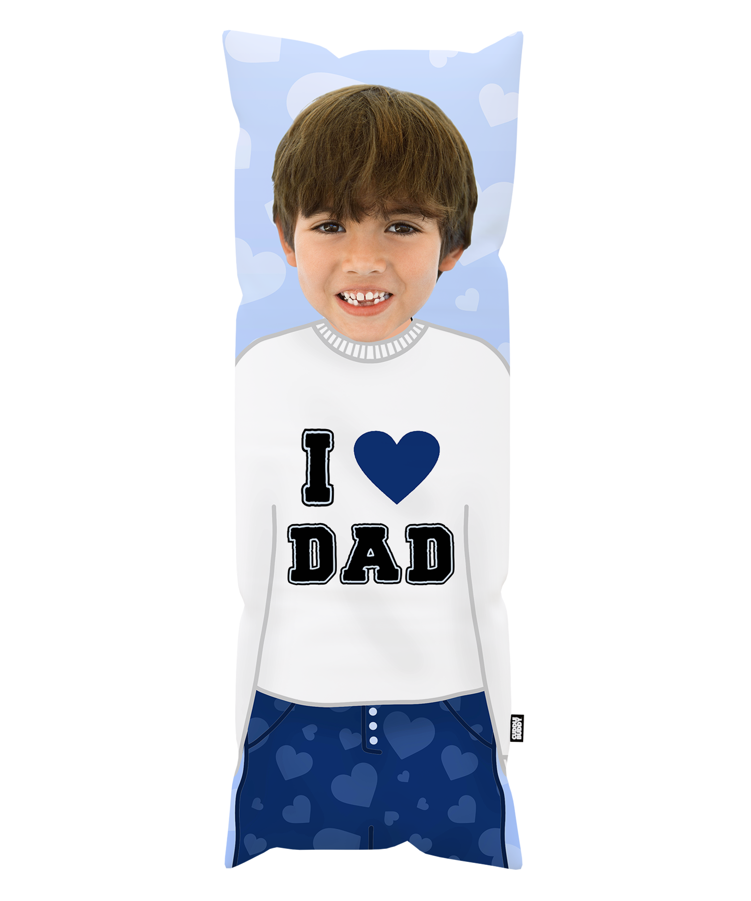 I Heart Dad Cuddle Buddy Body Pillow