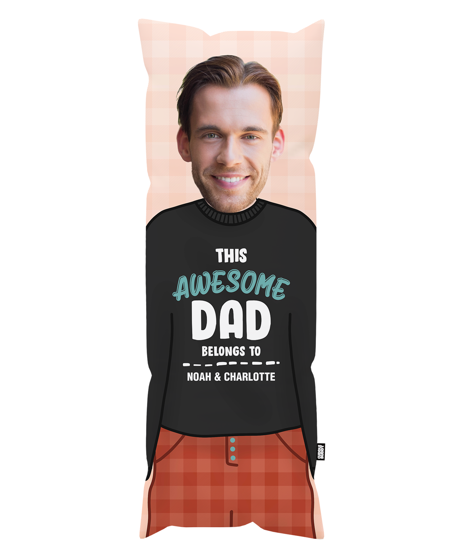 This Awesome Dad Belongs To... Cuddle Buddy Body Pillow