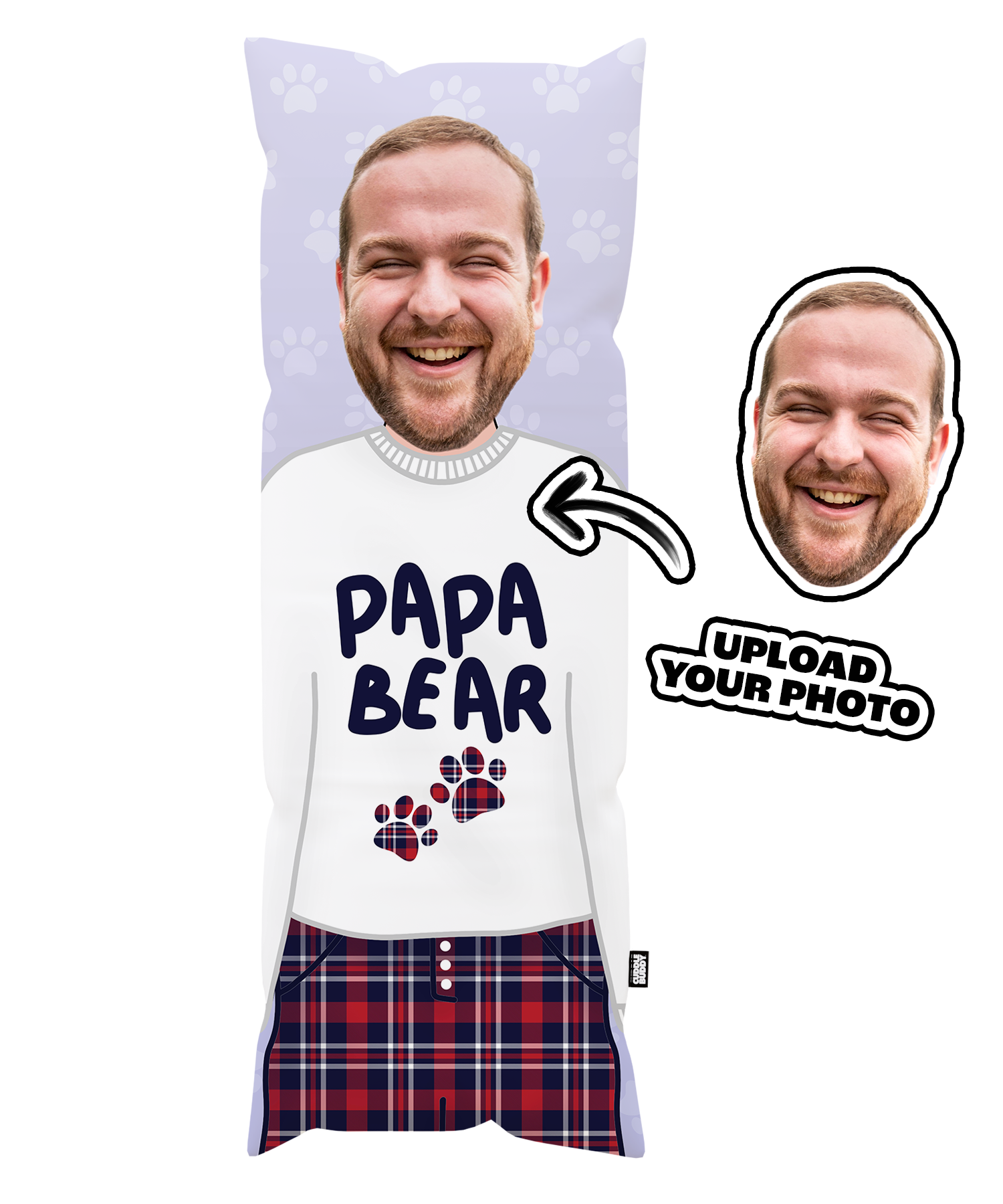 dad Cuddle Buddy Body Pillow