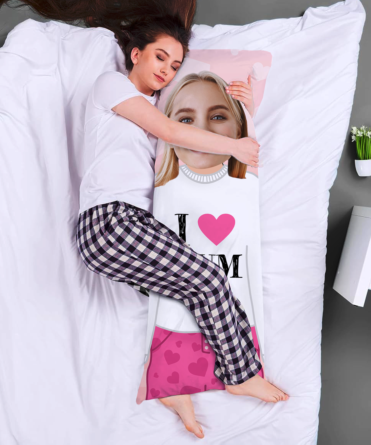 Long Personalised Body Pillow