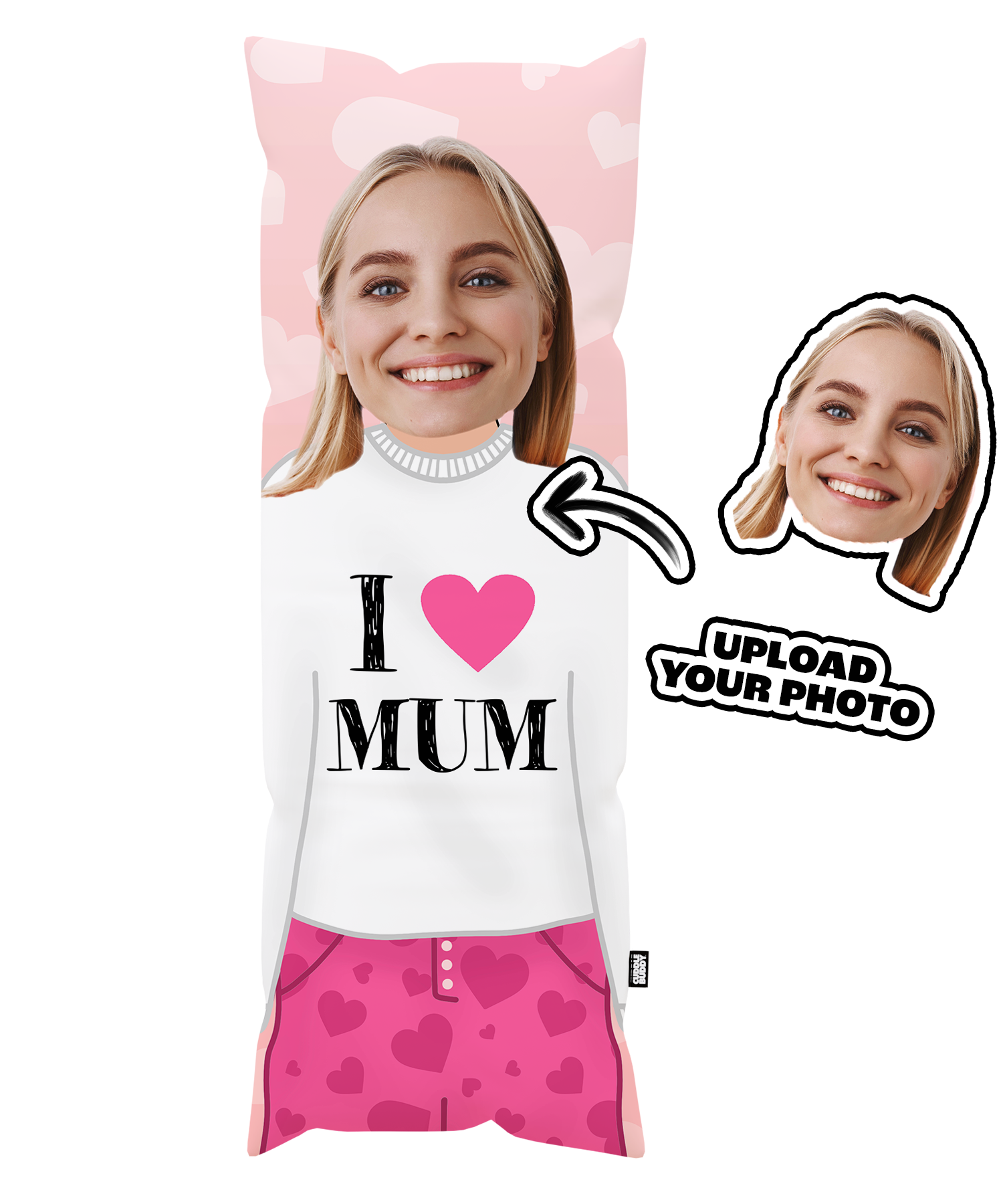 mum Personalised Body Pillow