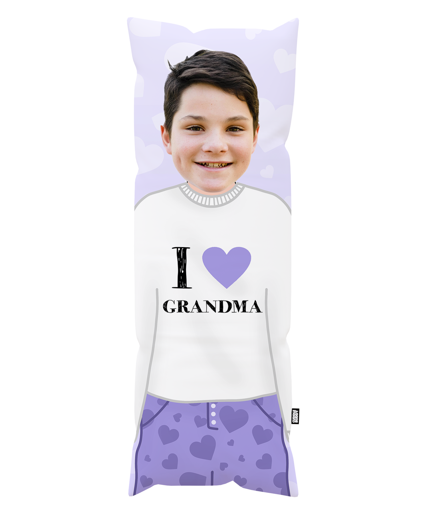I Heart Grandma Personalised Body Pillow