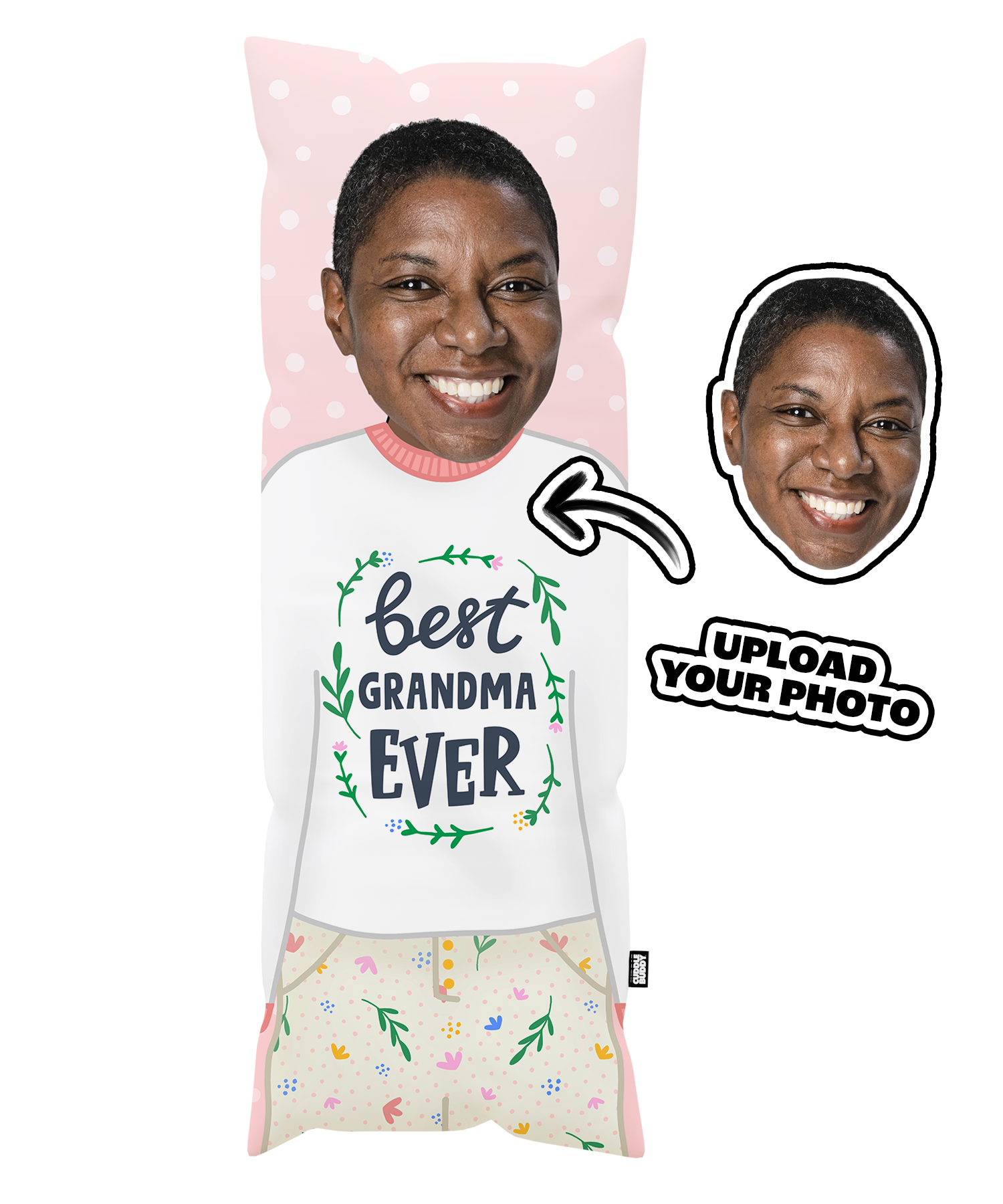 Best Grandma Ever Personalised Body Pillow