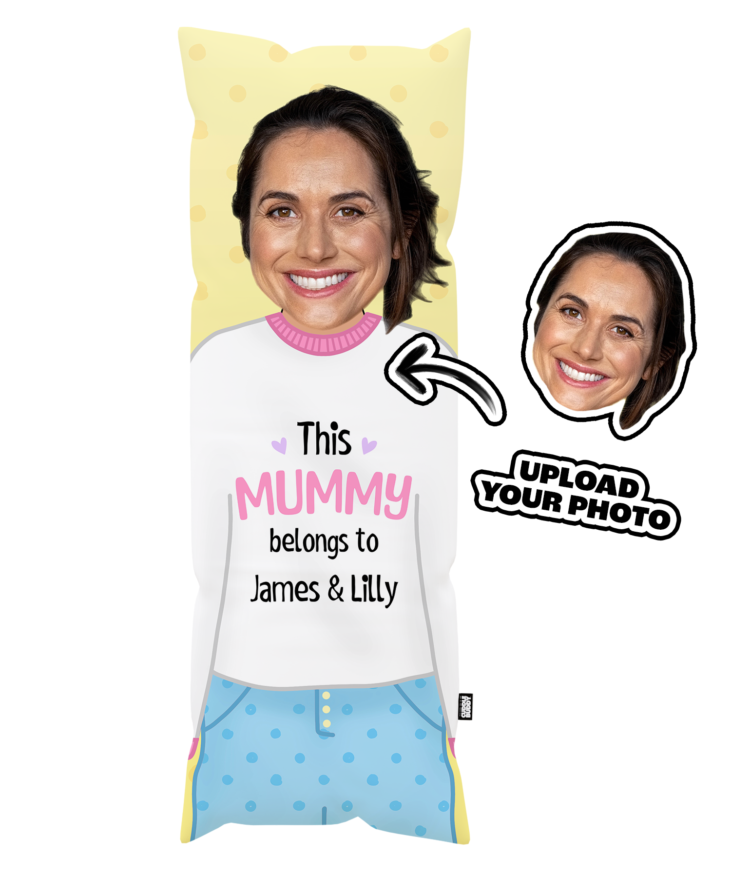 This Mummy Belongs To… Personalised Body Pillow