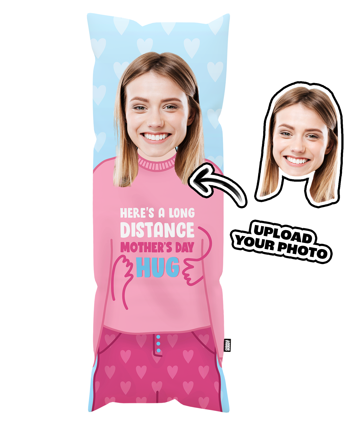 Here's a Long Distance Mother's Day Hug Body Pillow