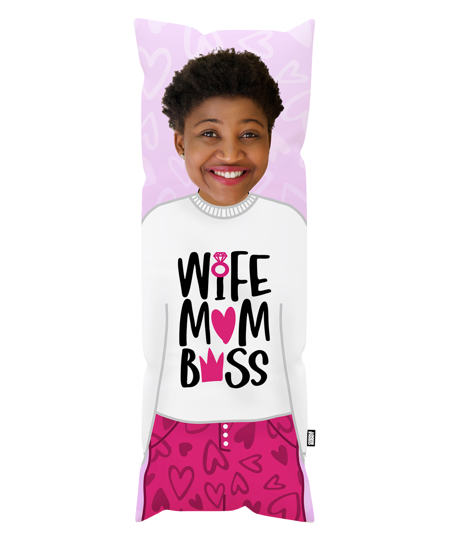 Wife. Mum. Boss. Personalised Body Pillow