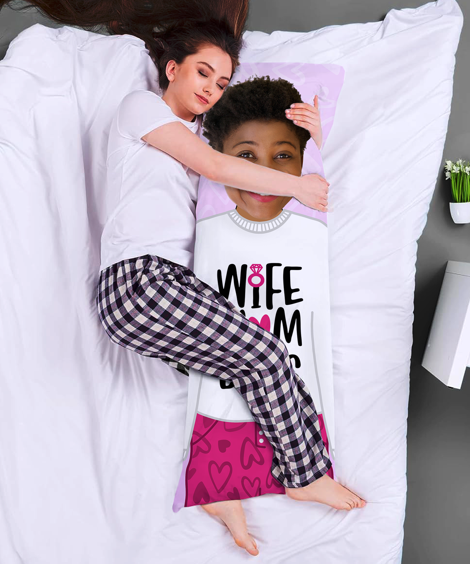 long body Personalised Body Pillow