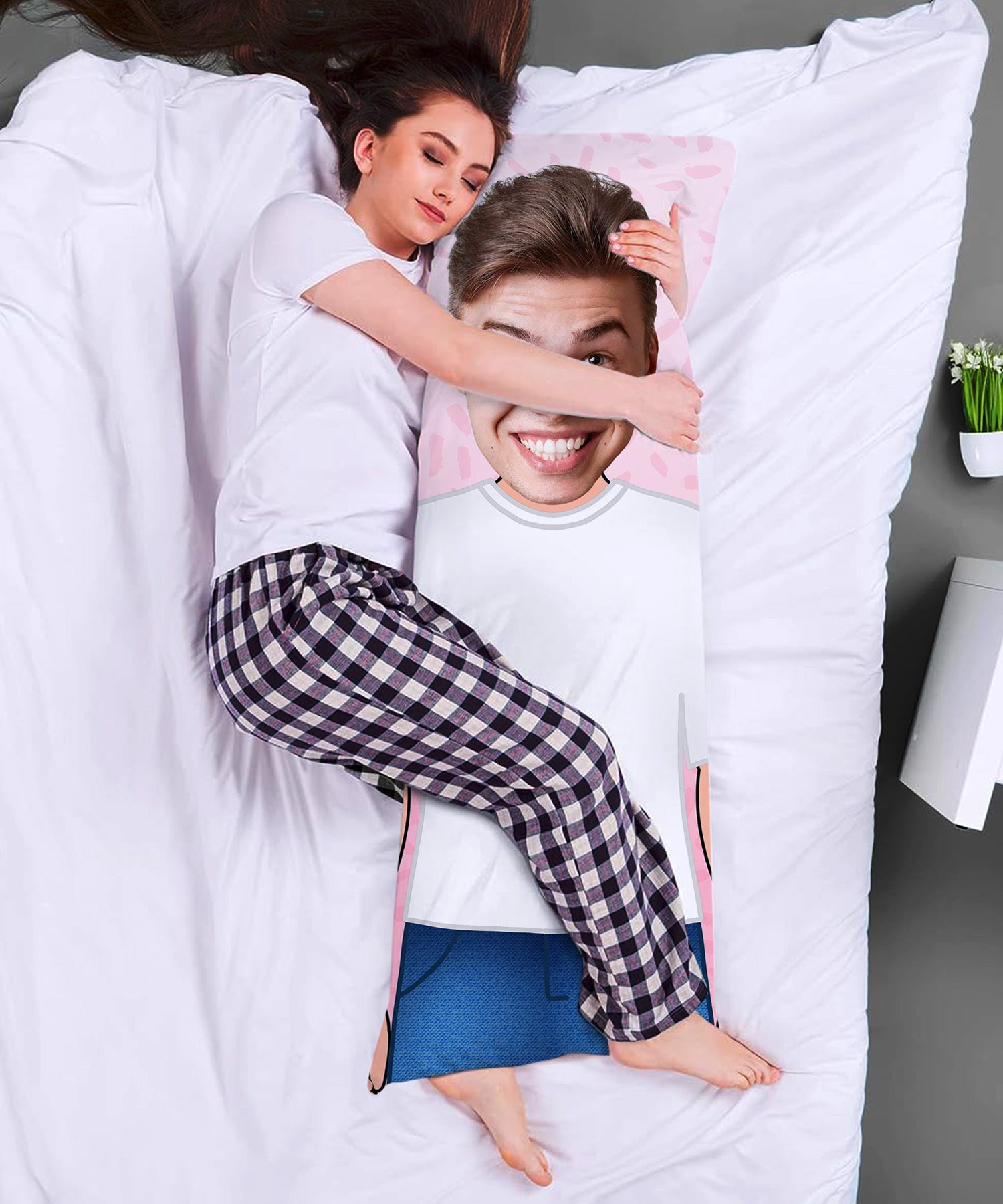 long pillow for bed