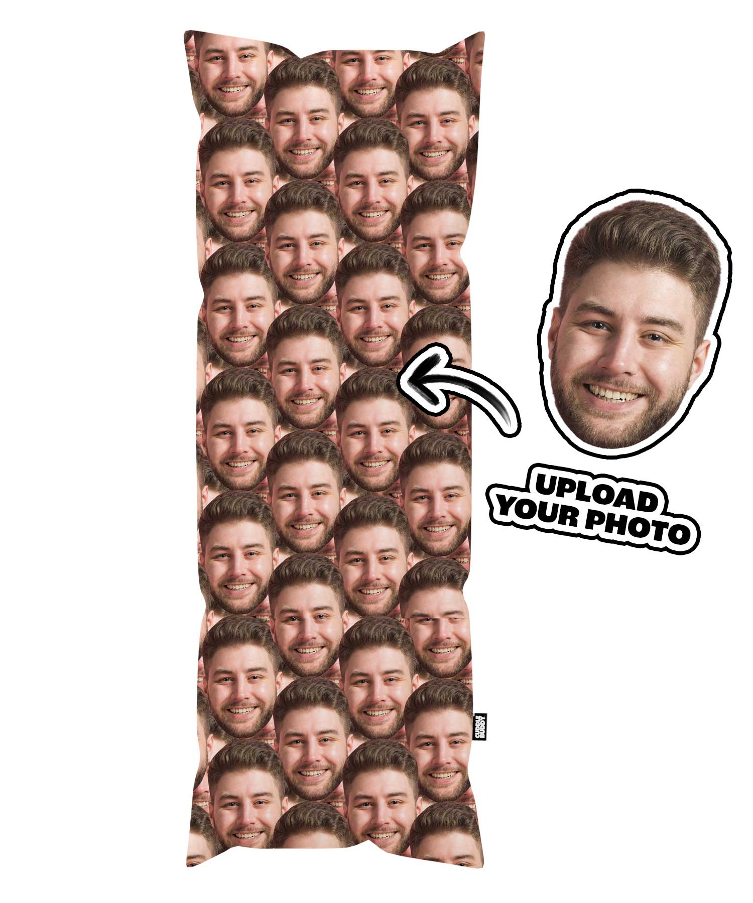 Face Mash Cuddle Buddy Body Pillow